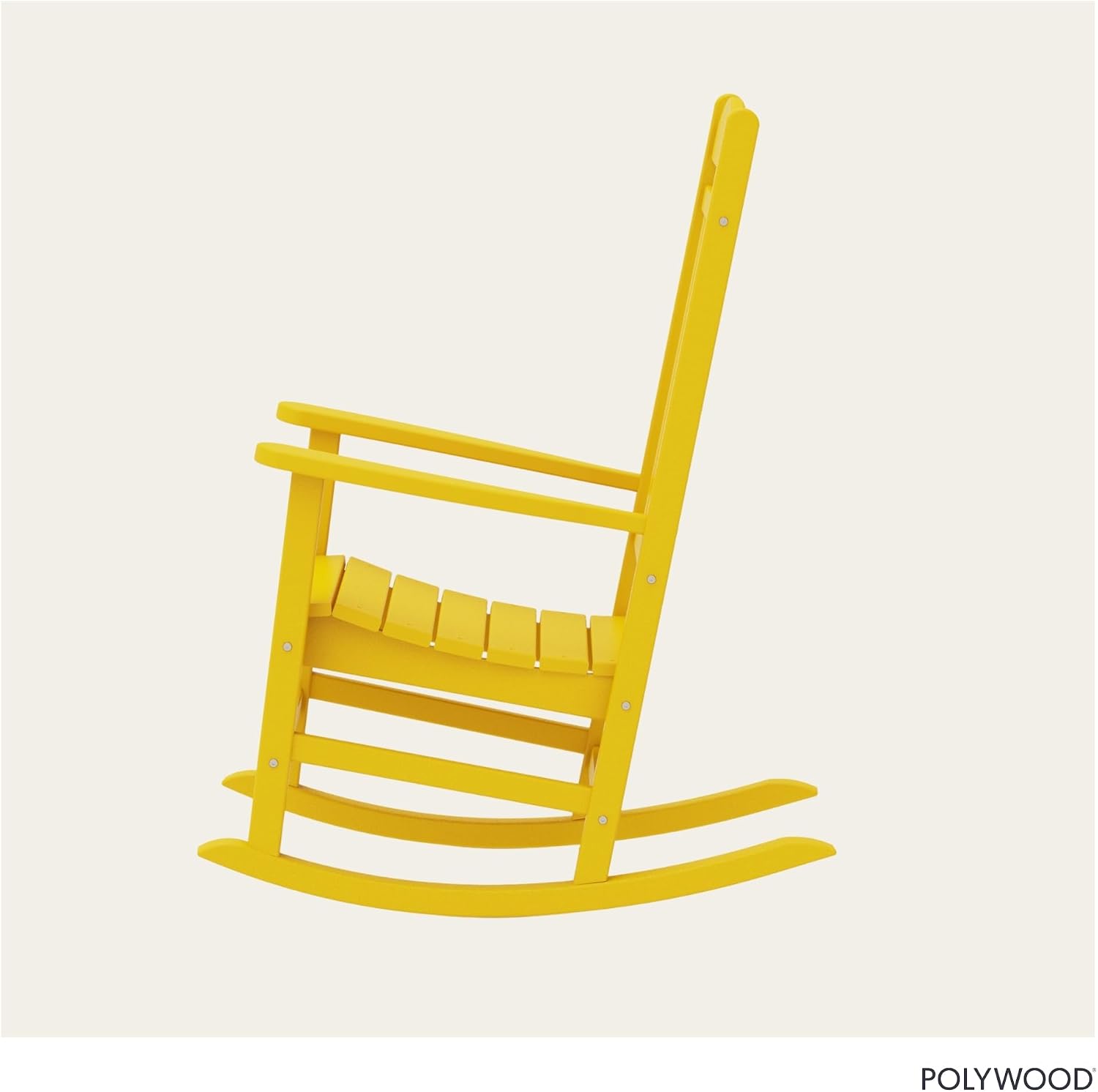 POLYWOOD Presidential Rocking Chair in White