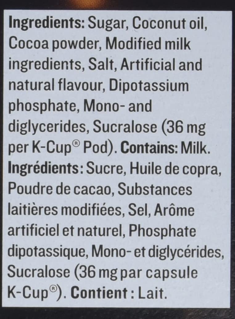 Laura Secord Mint Hot Chocolate Mix for Keurig K-cup, 12 pods, 180g {Imported from Canada}