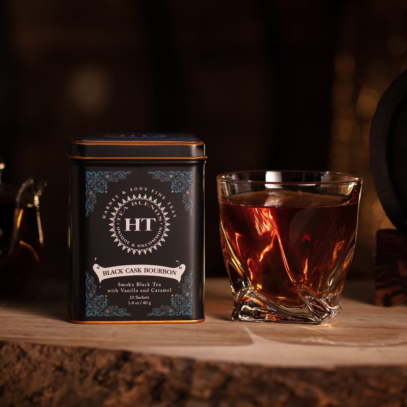Harney & Sons HT Organic Supreme Green Tea, 20 Sachets, Tea Tin | Organic green tea with 20 sachets in a reusable tea tin. Caffeinated.