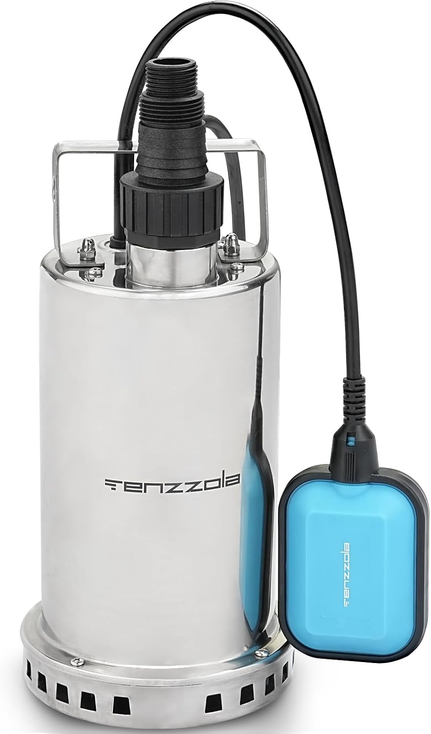 Sump Pump, 1/3 HP 1850GPH Automatic Submersible Utility Water Pump, Portable Electric Low Level Drain Water Removal Pump with Sensor Switch for Swimming Pool Basement Garden Pond Draining