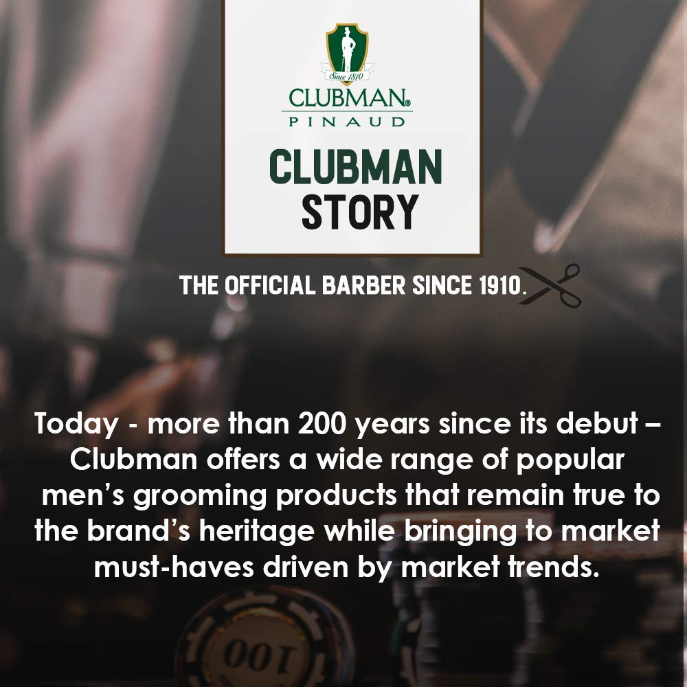 Clubman Shave Soap – Classic Shaving Soap for Men, Smooth & Comfortable Shave, Premium Men’s Grooming, 2.0 oz