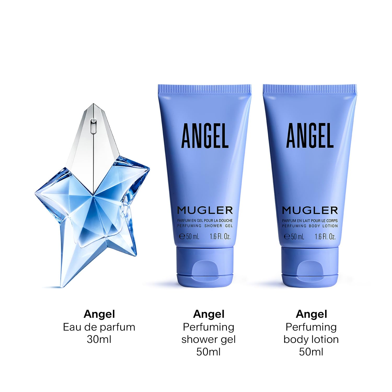 Mugler Angel Eau de Parfum - Long Lasting Ambery Gourmand Perfume for Women | Fragrance with Bergamot, Praline & Patchouli - Long Lasting Womens Gourmand Scent - Perfect for Everyday Wear - Refillable
