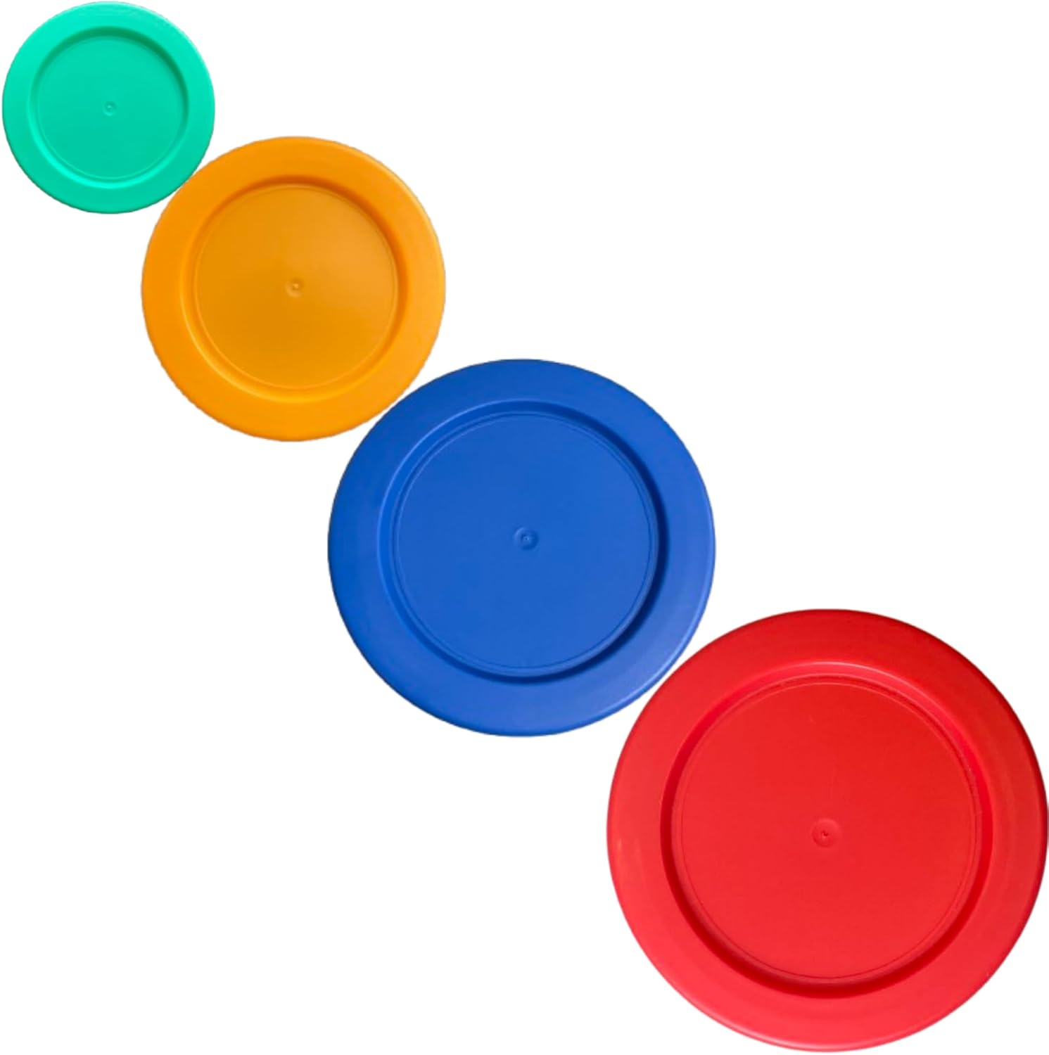 1, 2, 4 & 7 Cup Green, Orange, Blue, Red Replacement Lids/Covers for Pyrex