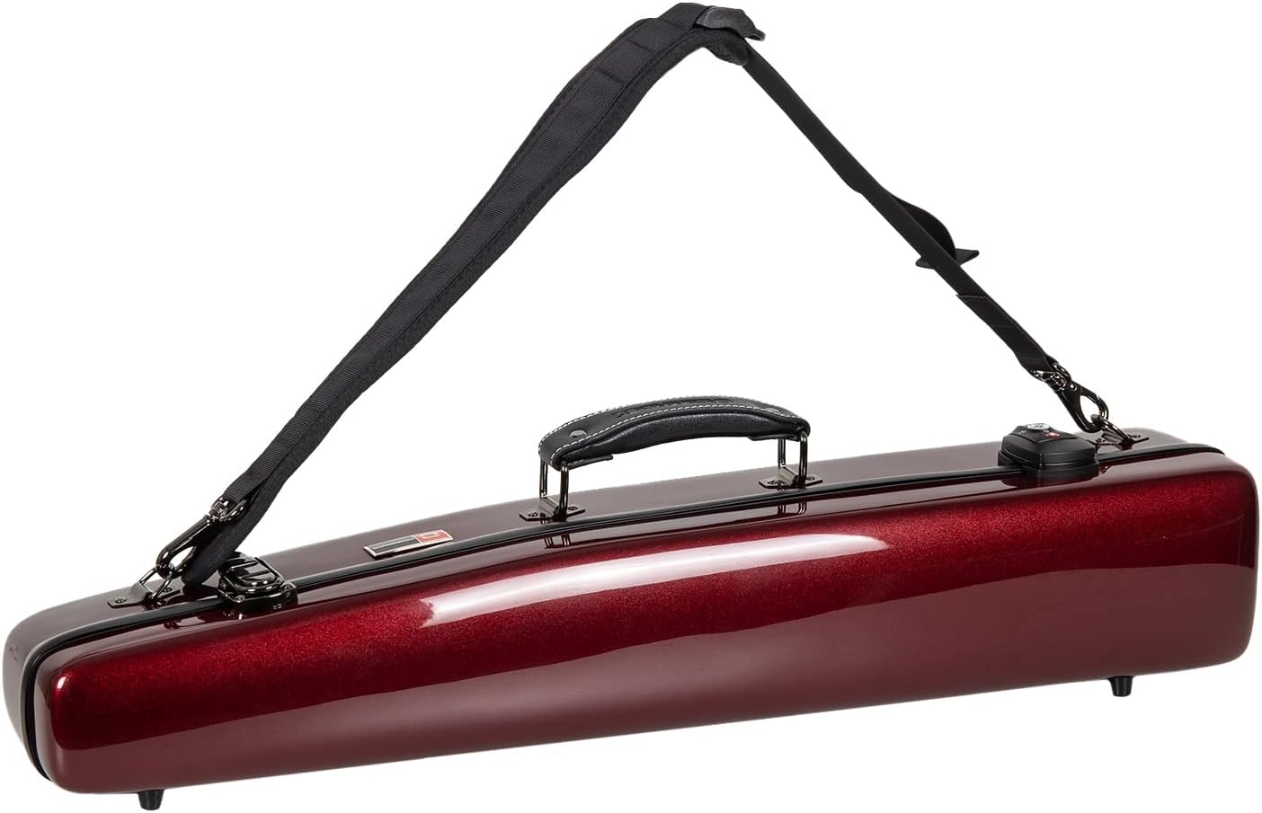 Crossrock Alto Saxophone Case-Fiberglass Hardshell with Backpack Straps in Blue