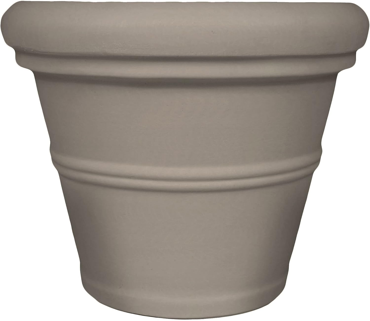 Tusco Products T30 Rolled Rim Pot, Round, Terra Cotta, 30-Inch