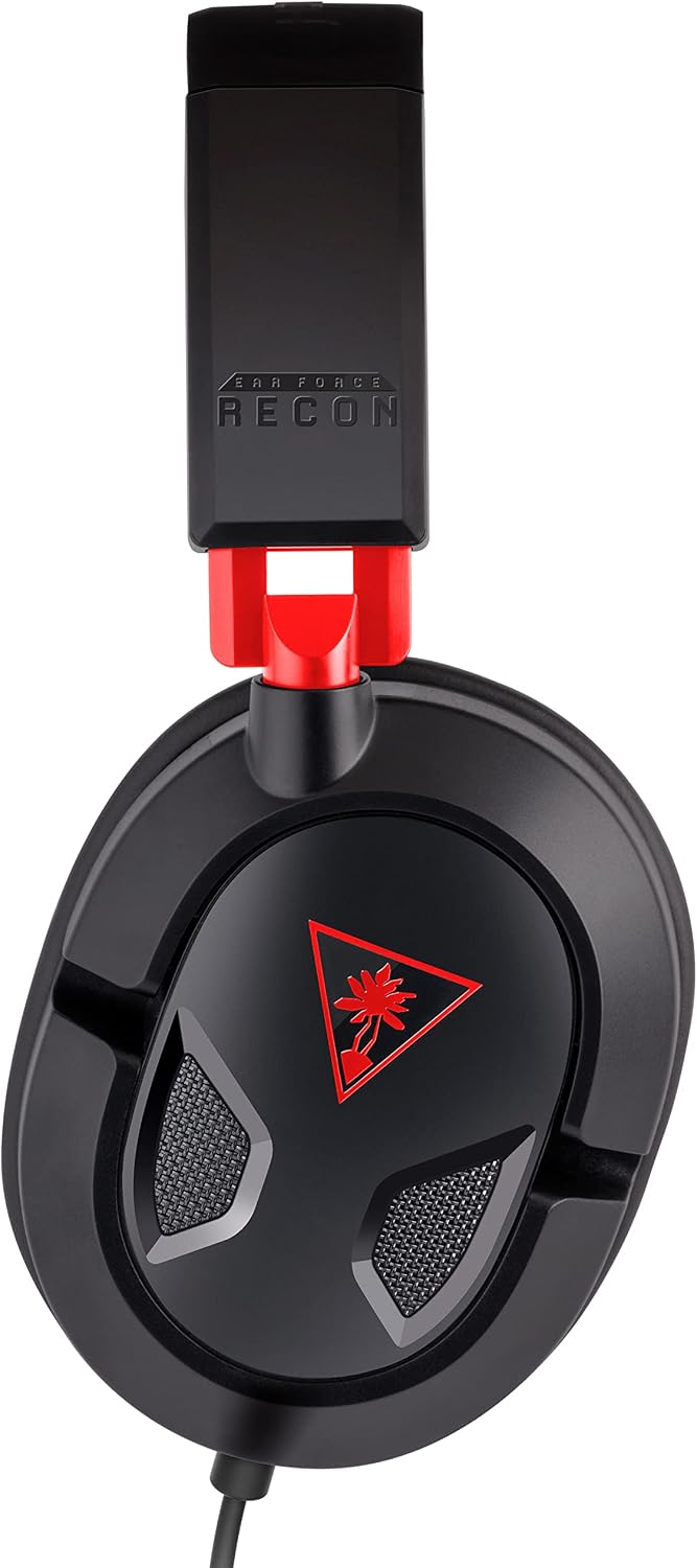 Turtle Beach Recon 50 Wired Multiplatform Gaming Headset for Xbox, PS5, PC | Xbox Series X|S, Xbox One, PlayStation, PS4, Mobile, Removable Mic, 40mm Speakers, In-Line Controls, Lightweight, Black Green