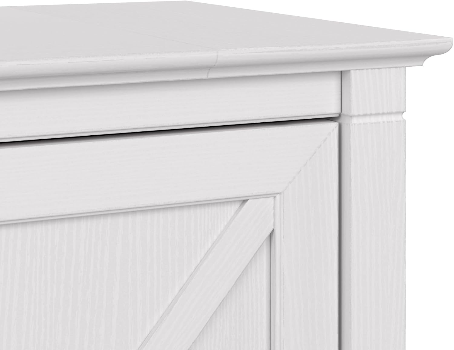 Bush Home Key West 2 Drawer Lateral File Cabinet in Washed Gray, Document Storage for Home Office, Accent Chest with Drawers