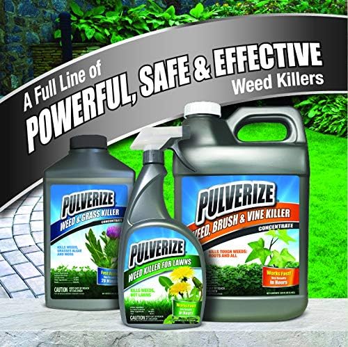 PWG-B-128-S Grass Ready to Use Weed Killer, 128 Fl Oz (Pack of 1), Clear