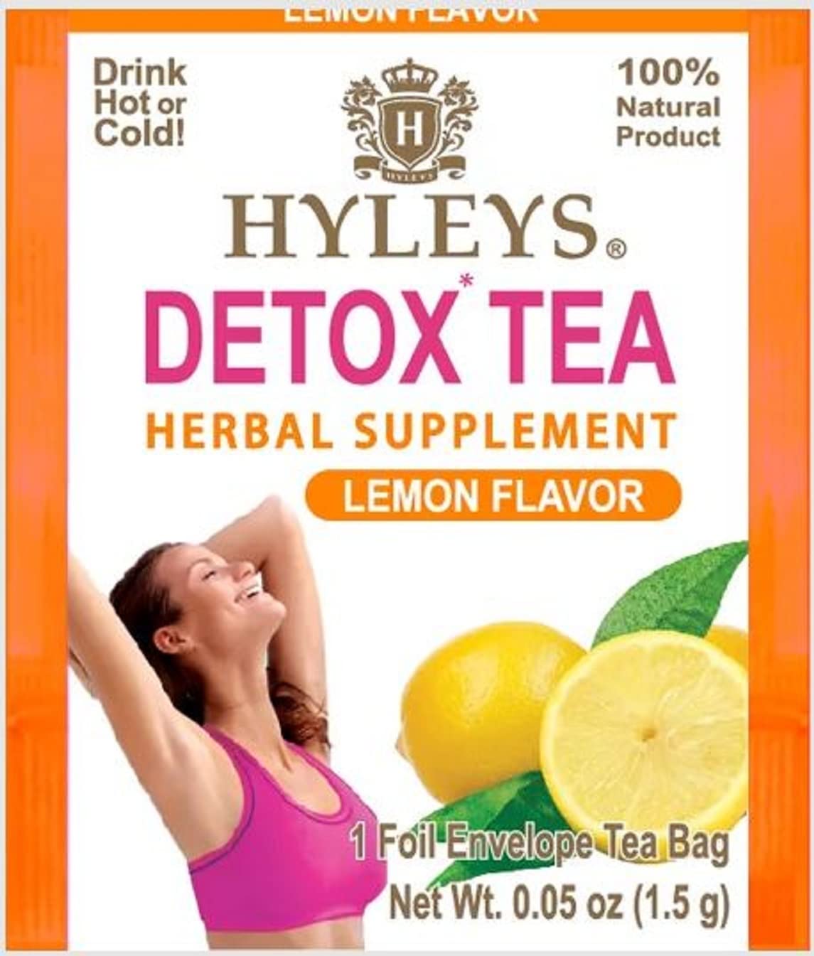 Hyleys 14 Day Weight Loss Tea, Garcinia & Matcha Green Tea, 42 Tea Bags