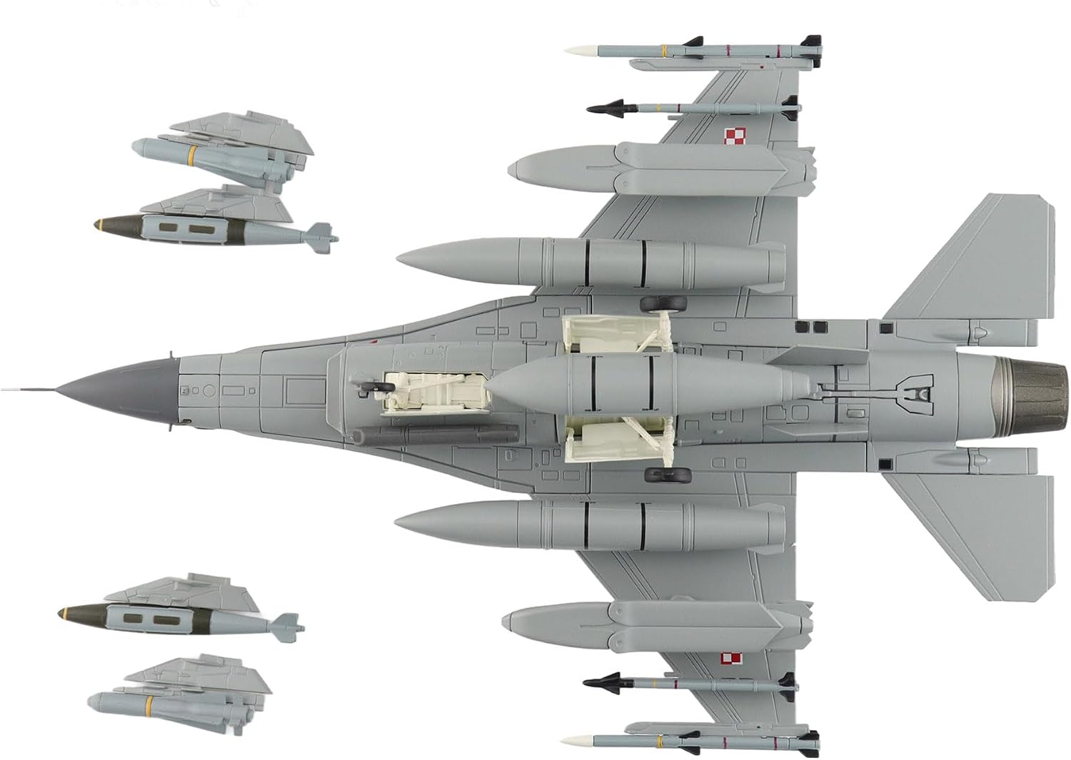 Hobby Master | 1:72 Scale Diecast Military Aircraft Replica | F-16C Polish Air Force 4068, 32. Baza Lotnictwa Taktycznego, Łask