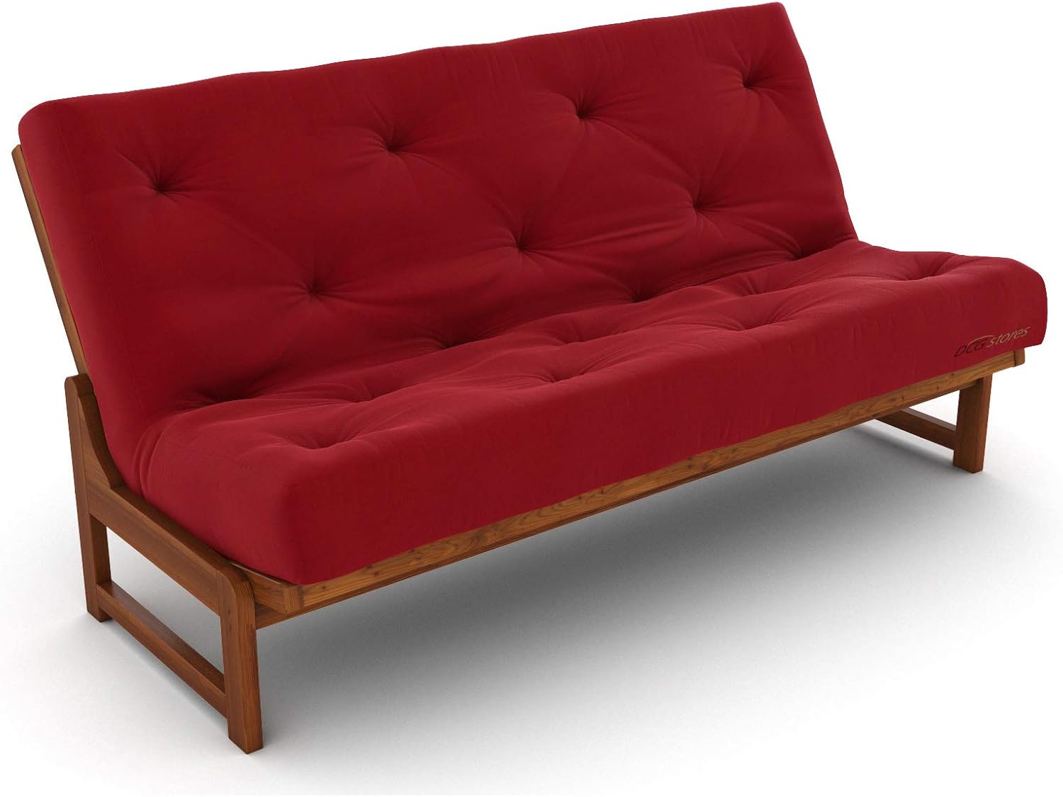 Nirvana Futons Plush, Comfortable 8-Inch Full Futon Mattress, Microfiber Fudge - Made in USA