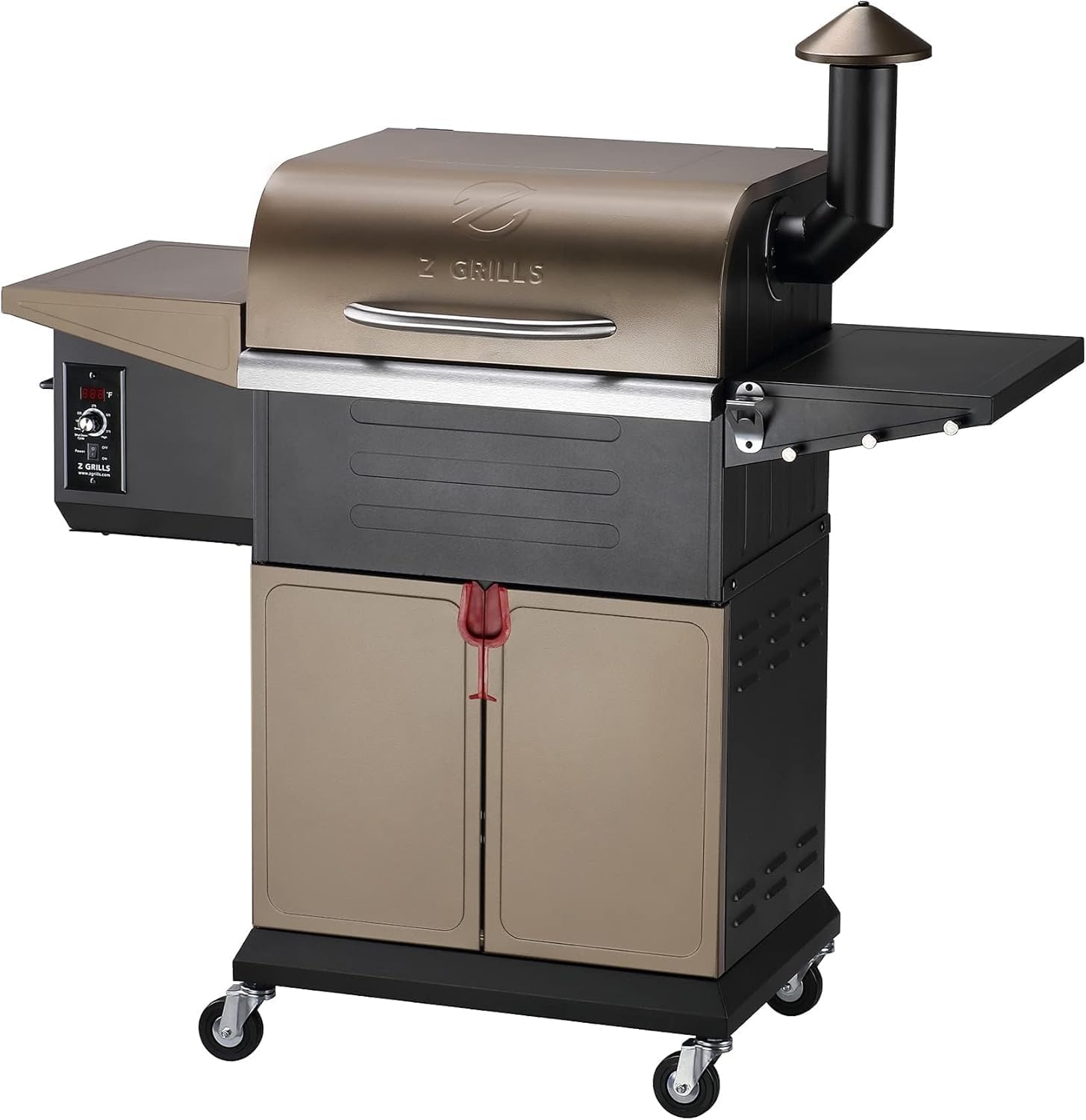 Z GRILLS 600D Wood Pellet BBQ Grill, 572 Sq In, PID 3.0