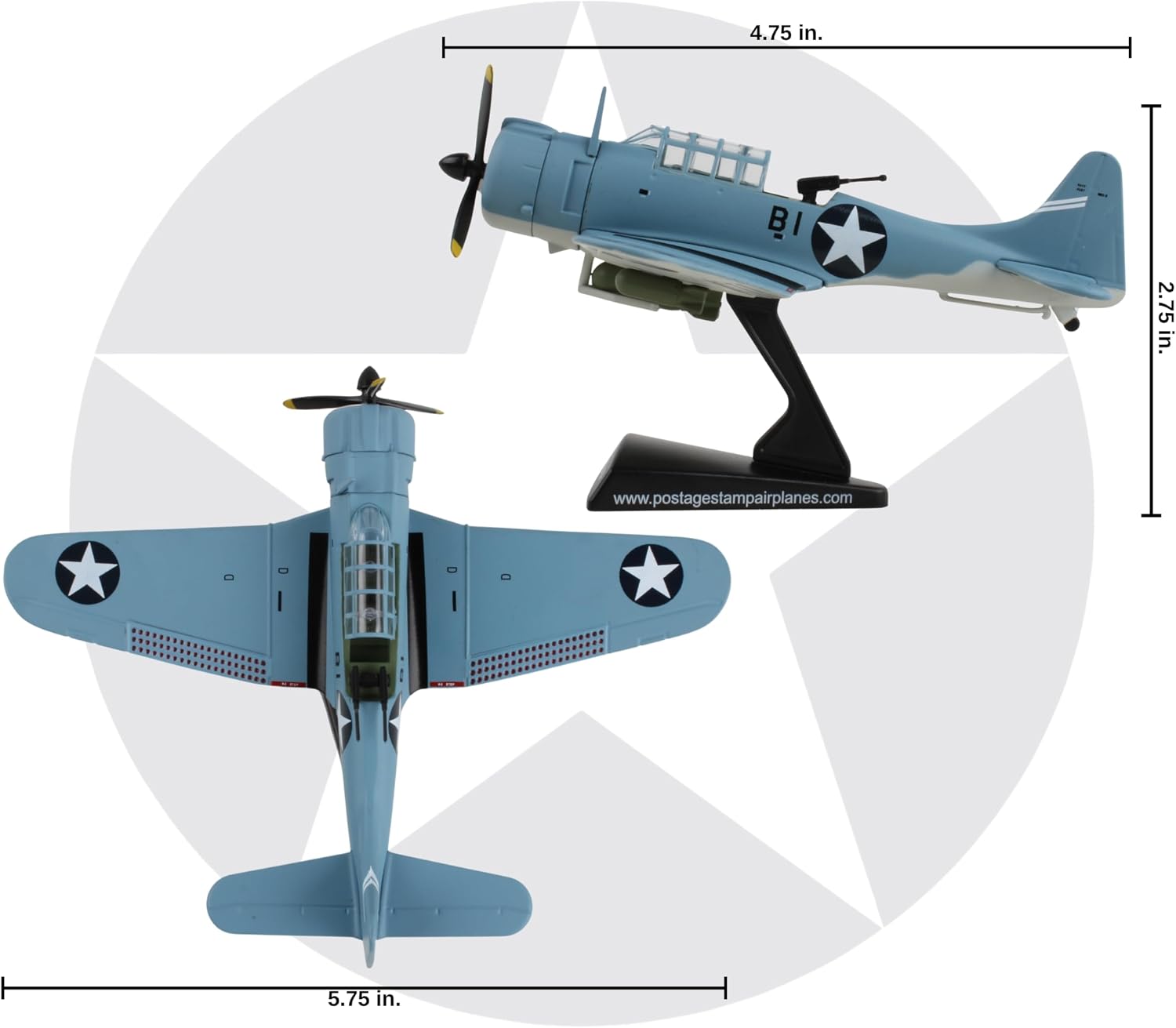 Daron Worldwide Trading B-29 Superfortress Enola Gay Vehicle (1:200 Scale), White