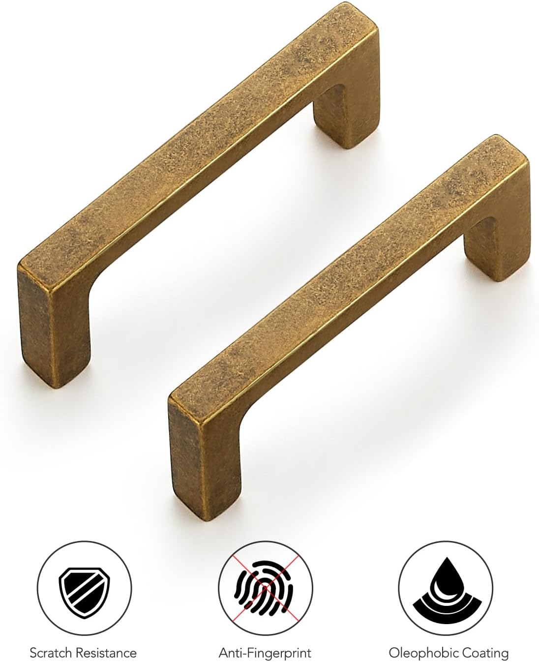 Ravinte Matte Black Kitchen Cabinet Handles 3 Inch Pulls 10 Pack