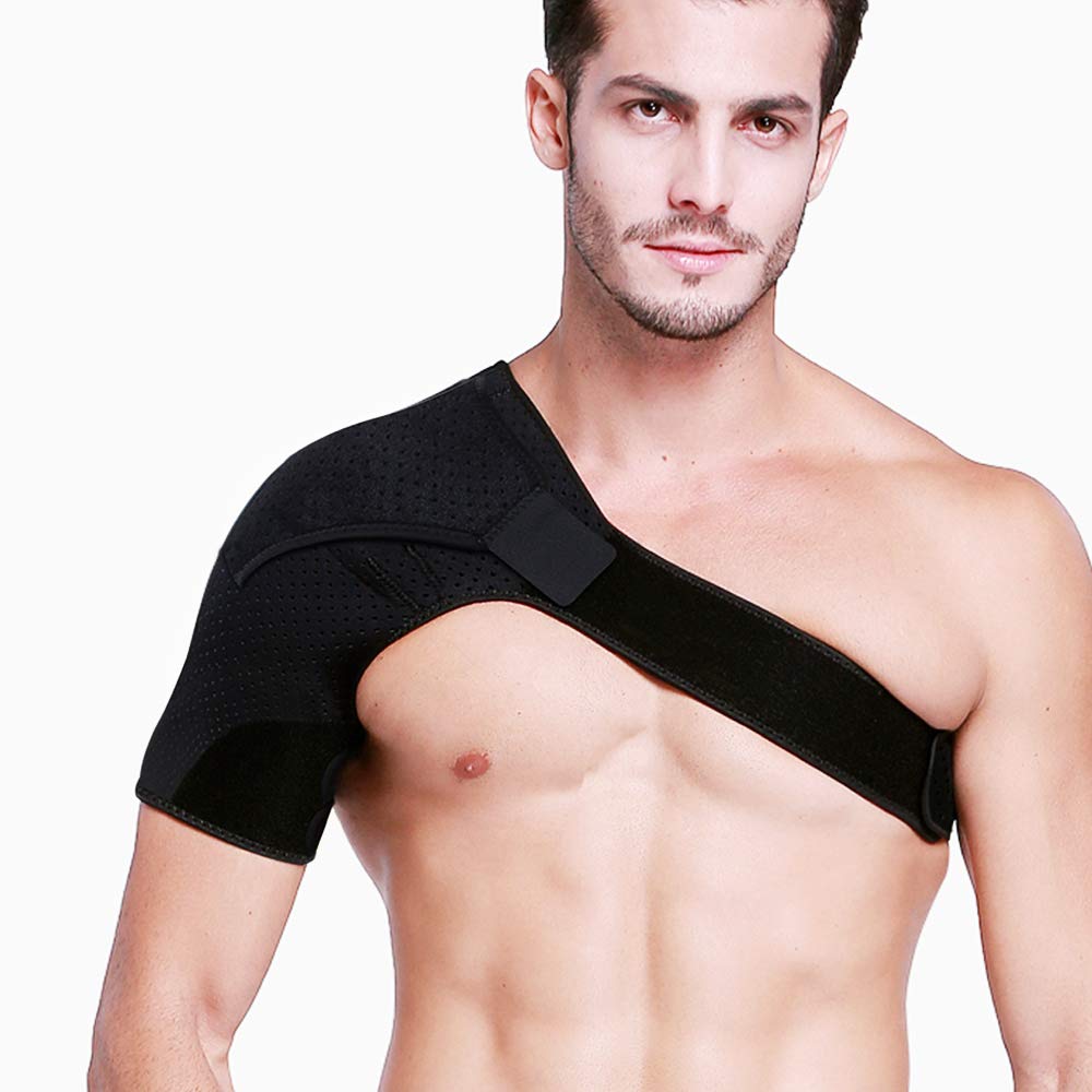 HUEGLO Shoulder Brace Men&Women Rotator Cuff Support for Pain Relief,Right