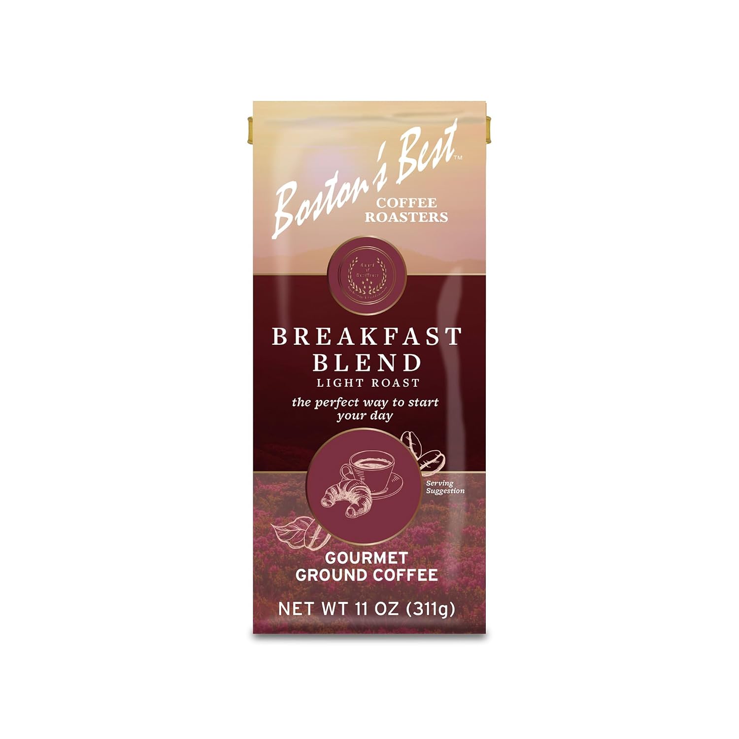 Boston’s Best Coffee - Fall-Inspired Pumpkin Spice Medium Roast Gourmet Delicious Flavored Coffee, Premium Ground - 11 oz. / 311 g Bag