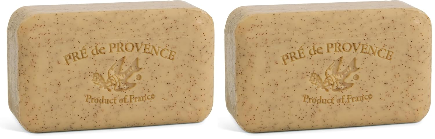 Pre de Provence Artisanal Soap Bar, Natural French Skincare, Enriched with Organic Shea Butter, Quad Milled for Rich, Smooth & Moisturizing Lather, Linden, 5.3 Ounce