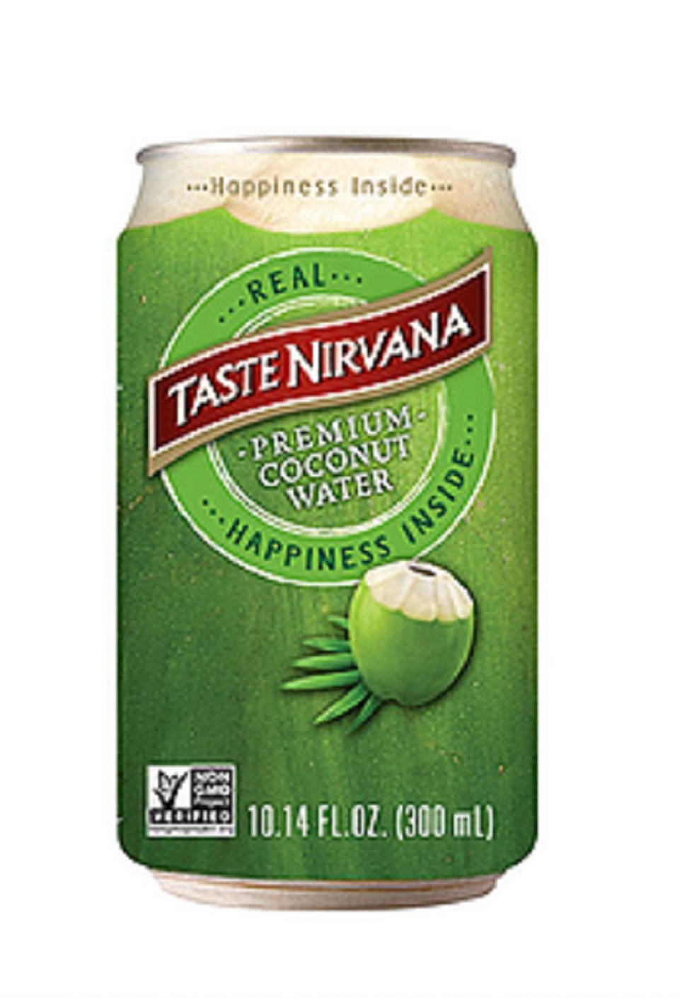 Taste Nirvana Real Coconut Water, Premium Coconut Water, 9.5 Ounce Glass Bottles (Pack of 12)