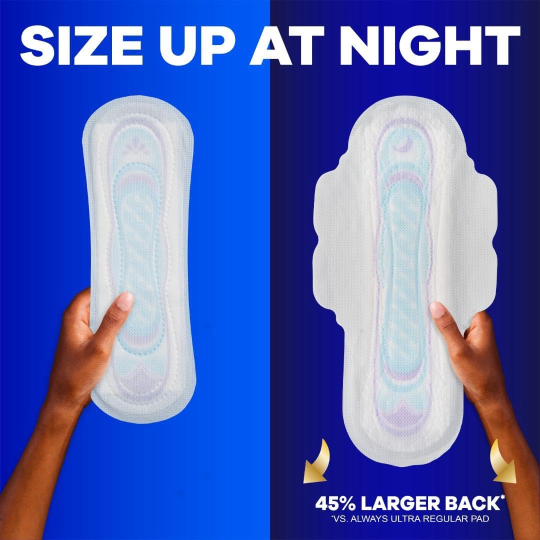 ALWAYS Ultra Thin Size 2 Super Pads Without Wings Unscented, 40 Count