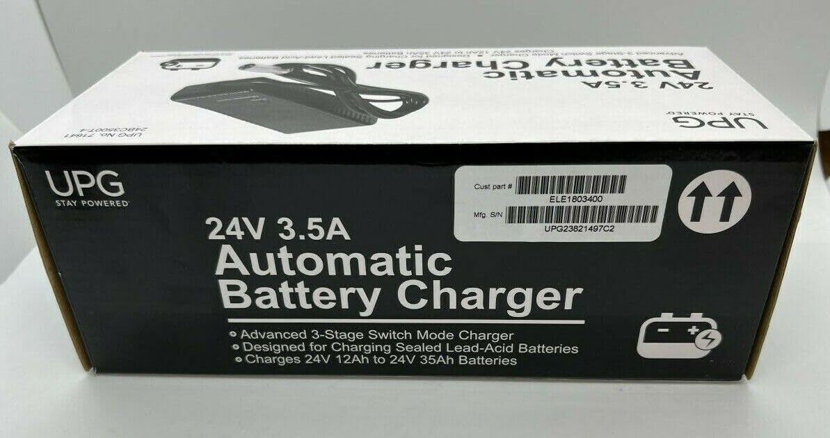 Pride Mobility Charger - 24 Volt 3.5 amp - Fits Gogo & Victory scooter - Fits Jazzy Power Chairs