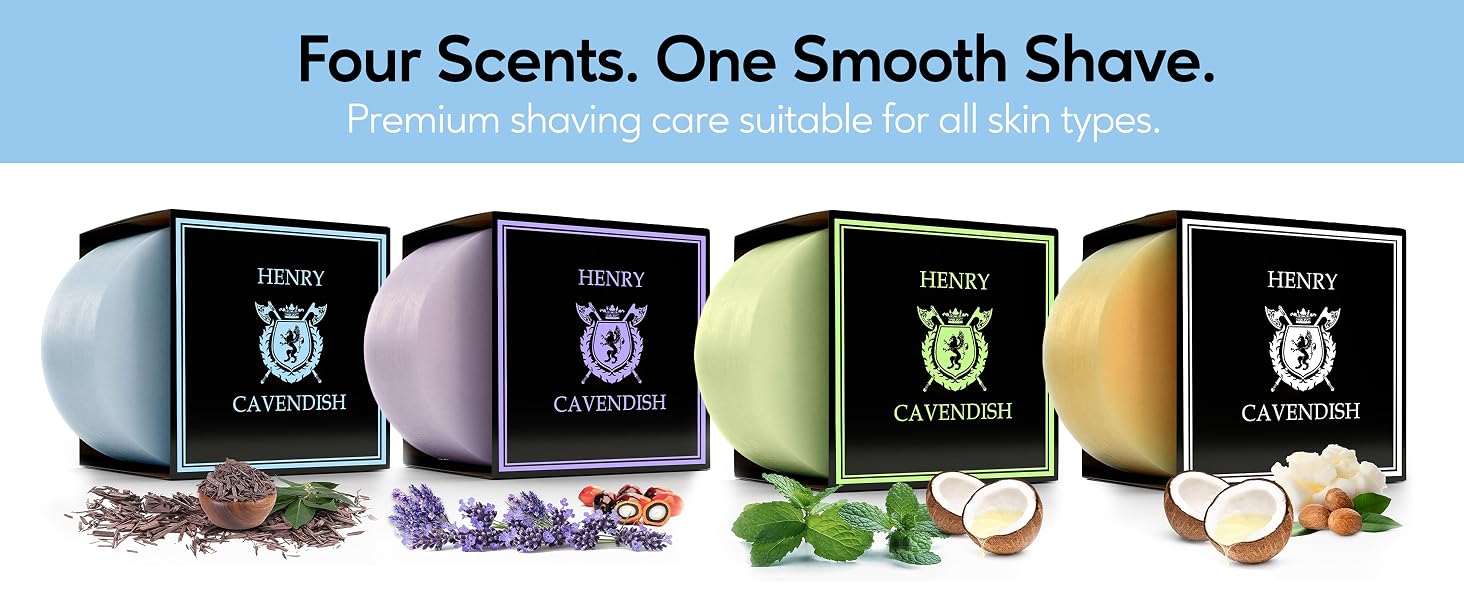razor blade smooth glide shea butter shaving soap bar puck for moisturizing sensitive skin care