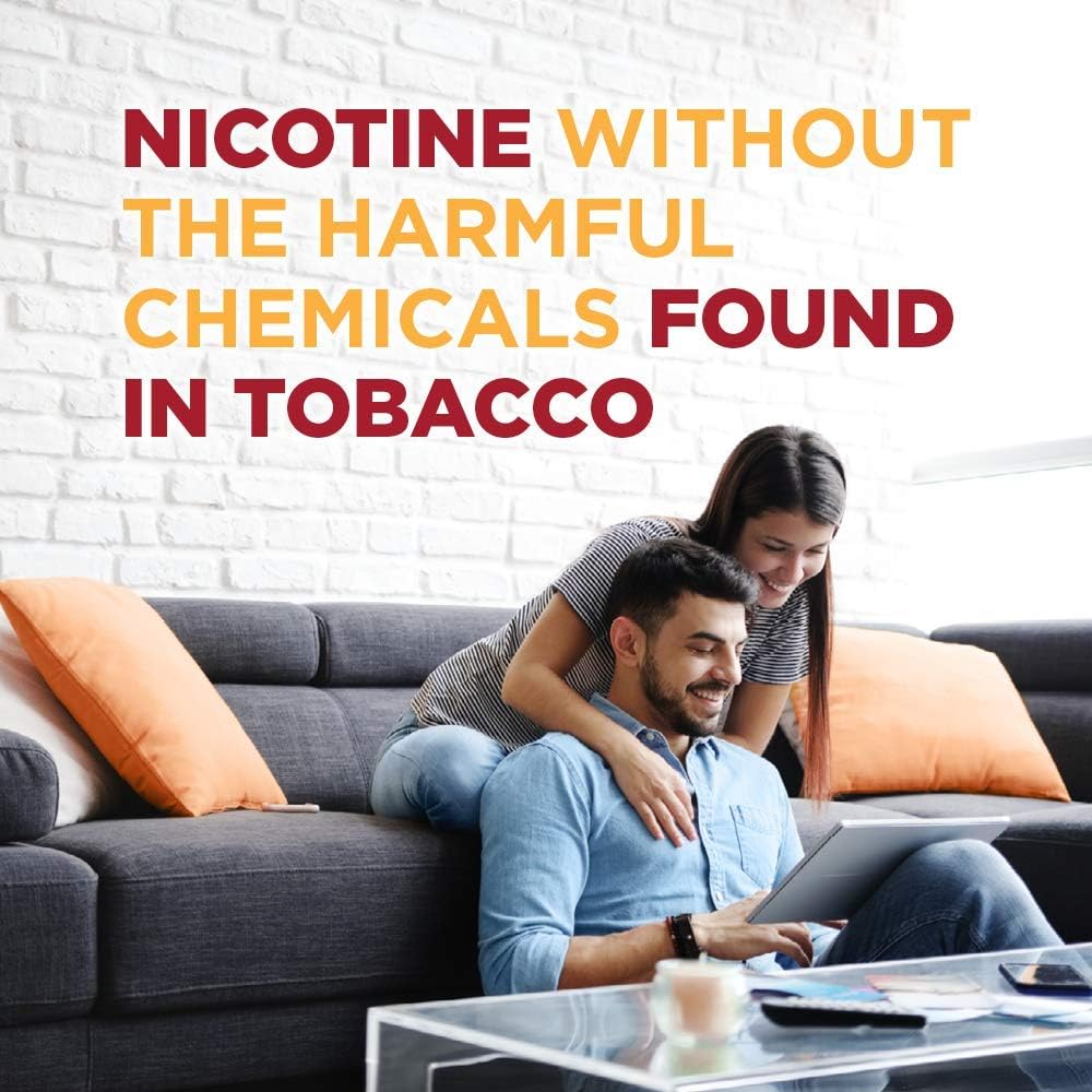 Amazon Basic Care Nicotine Polacrilex Coated Gum 4 mg (nicotine), Cinnamon Flavor, Stop Smoking Aid, Quit Smoking, Reduces Nicotine Cravings, 160 Count