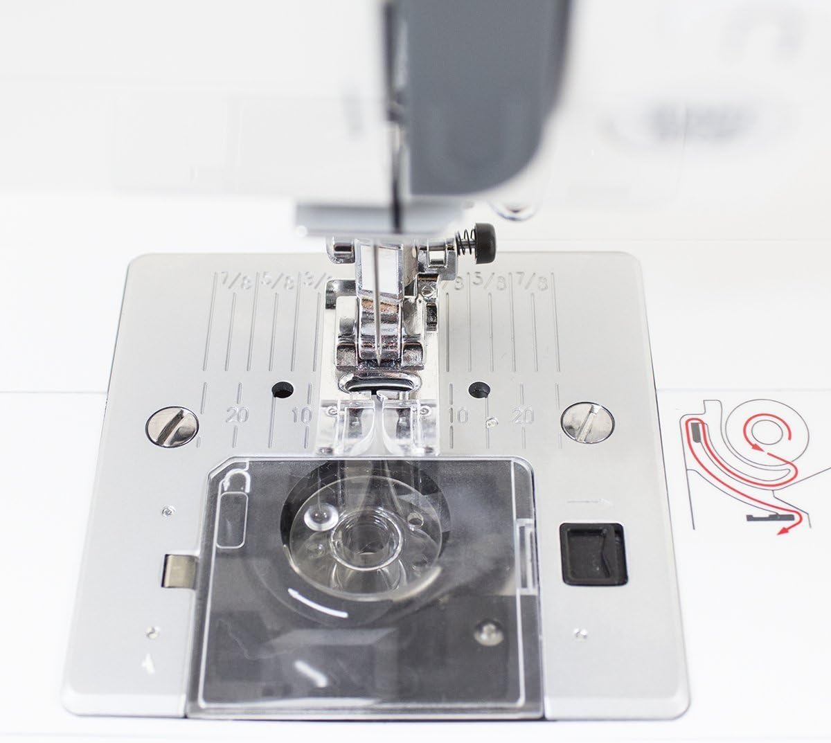 Juki HZL-70HW Computer Sewing Machine | 80 Sewing Patterns, 6 Types of Stitch Patterns, Quick Reference Plate