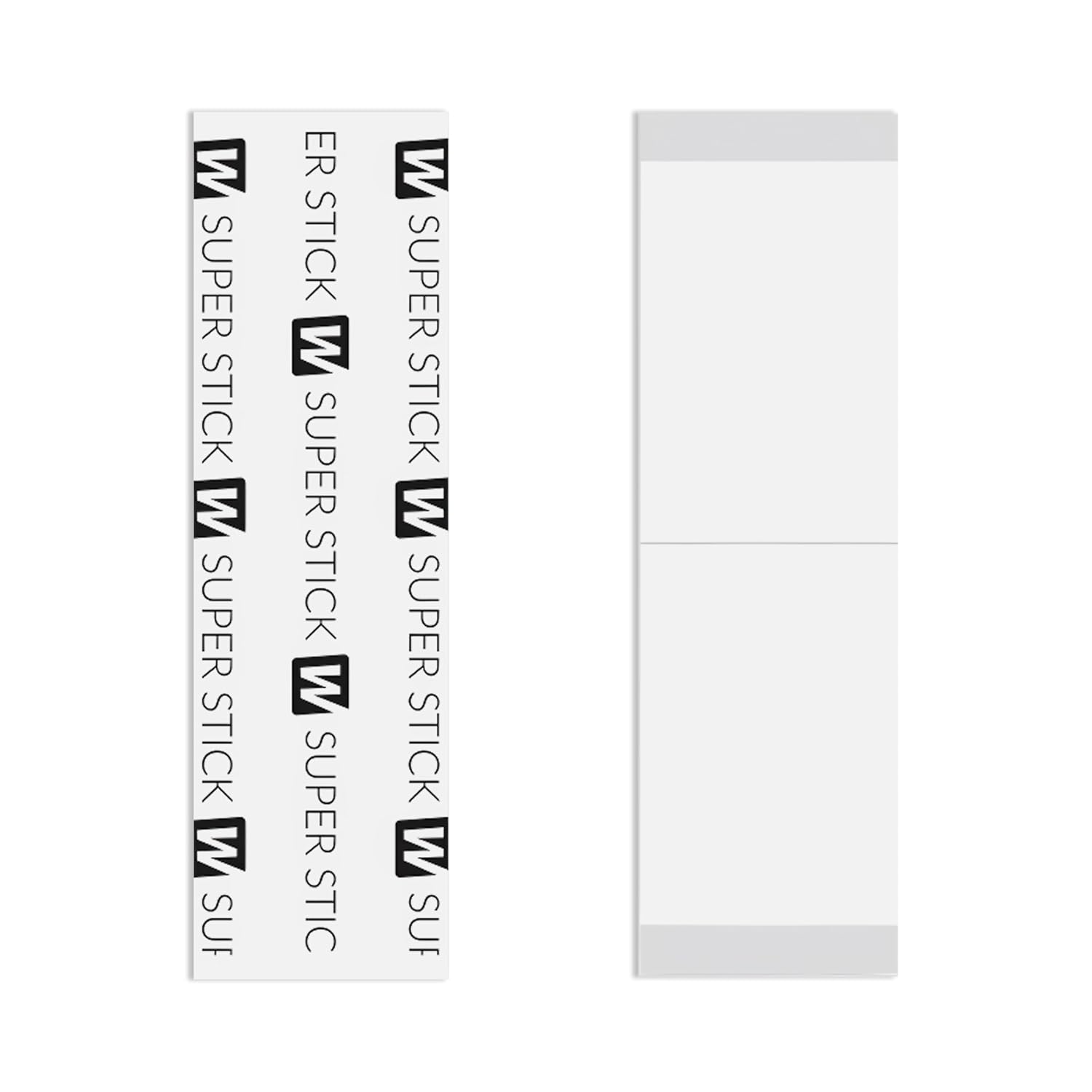 Walker Tape Co. Stick Tape Straight Strips by Walker, 36 pcs (3/4 in x 3 in) Clear