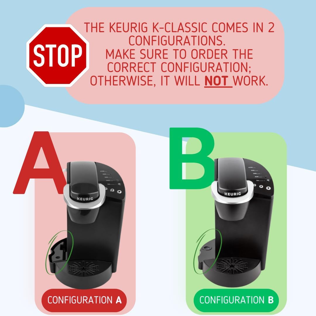 Replacement Water Reservoir Tank for Keurig K-Classic ONLY 48 oz - B44, B40, B45, B50, K40, K45, K50