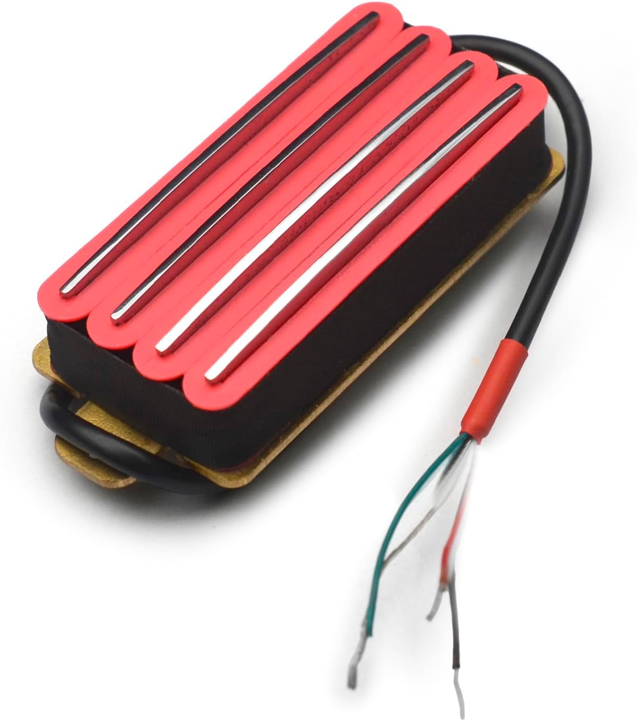 SAPHUE 2-Dual Blade Electric Guitar High Output Track Type Four Coil Humbucker Pickup Black