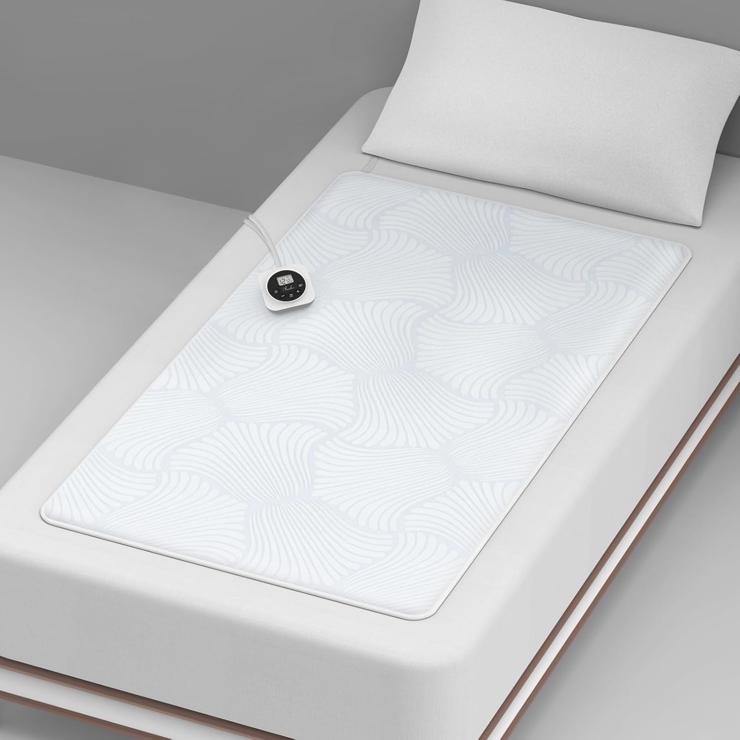 Heated Mattress Pad King, 3D Air Fabric, Preheat & Memory for Cold Winter