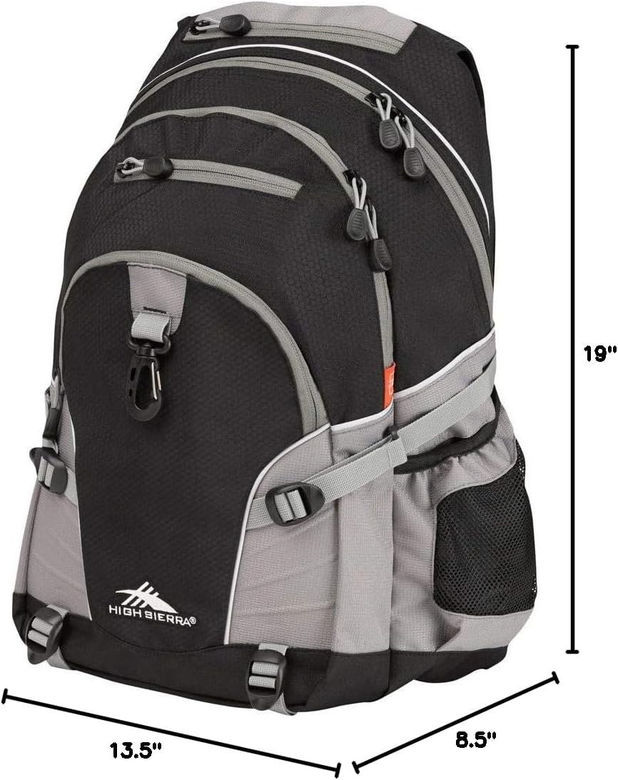 High Sierra Loop Backpack, Travel, or Work Bookbag with tablet sleeve, One Size, Urban Camo