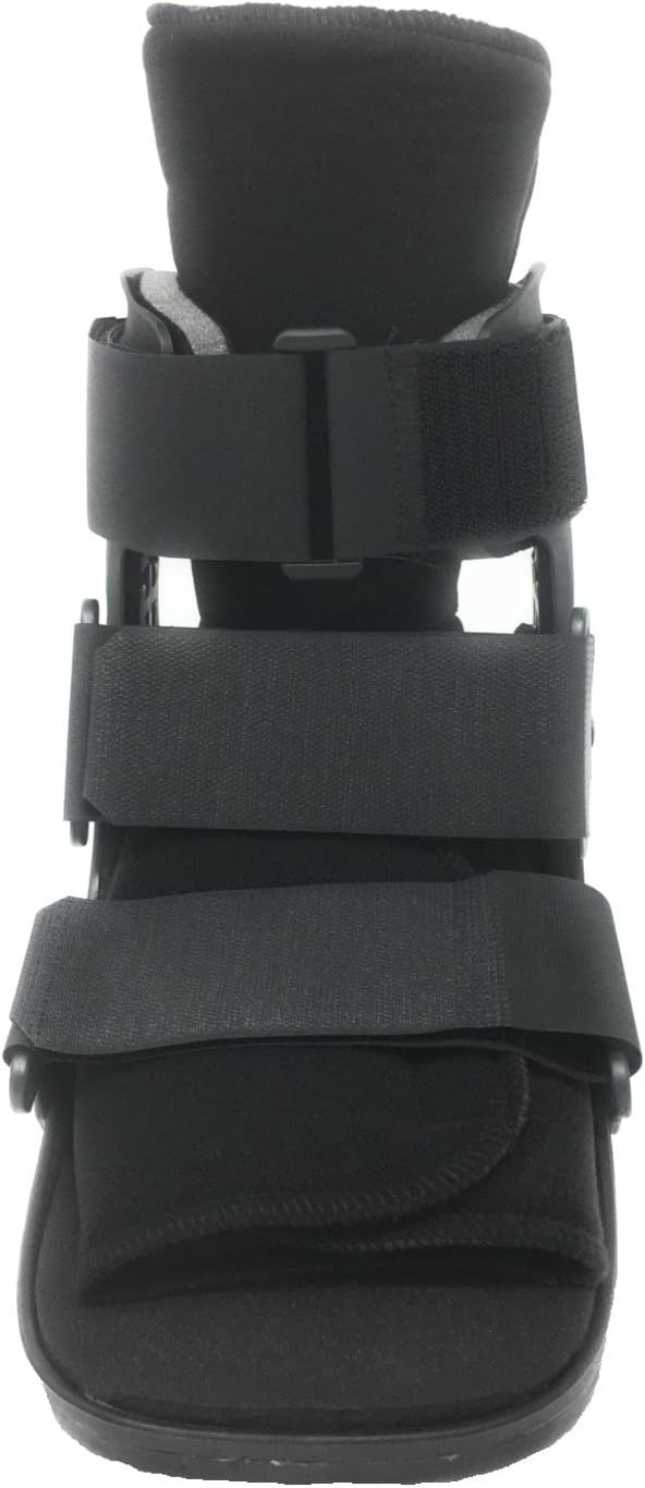 OTC Walker Boot Delux Short Low Top Leg Cast, Black, X-Small