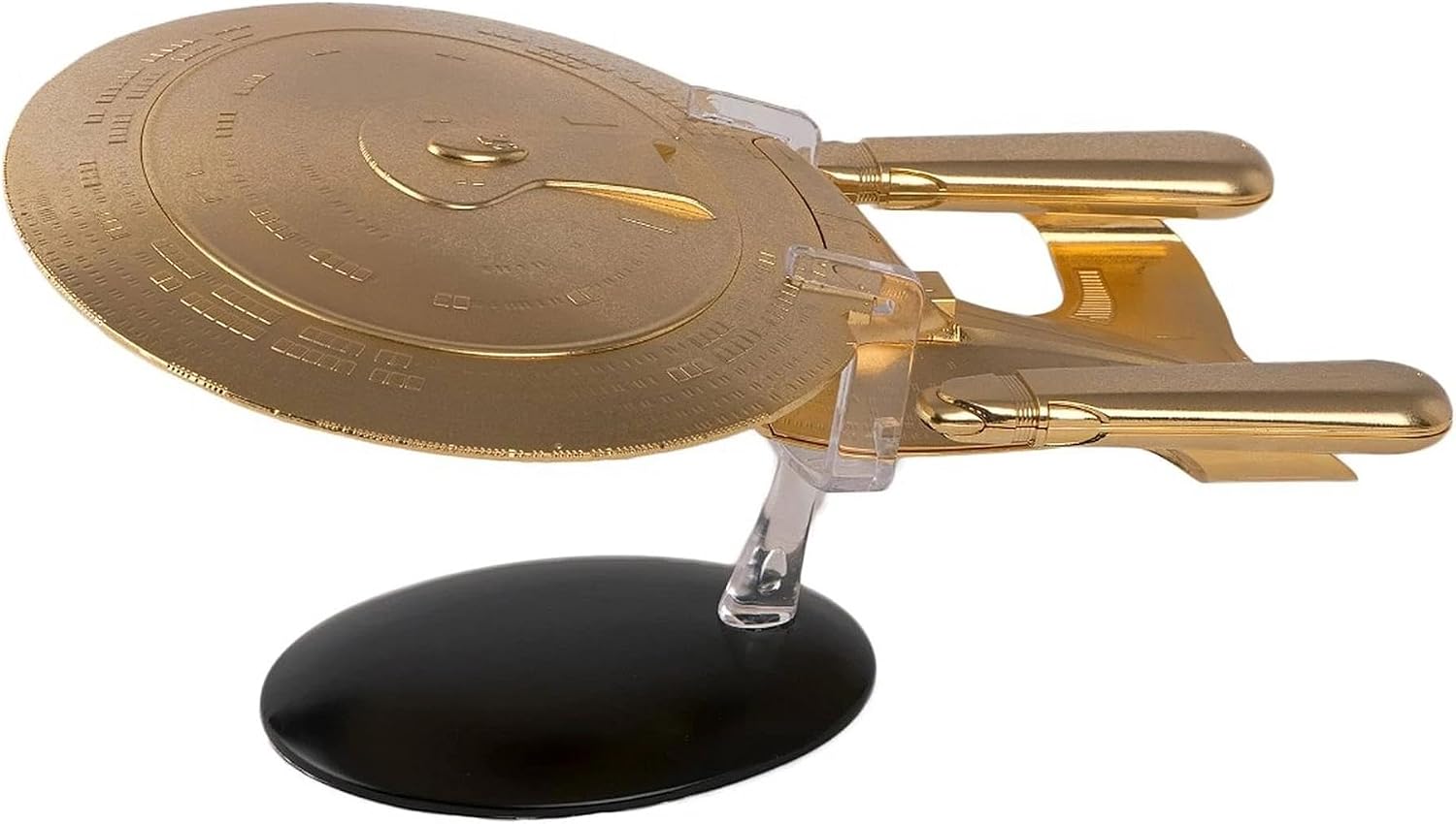 Eaglemoss Star Trek Starship Replica | 18K Gold USS Enterprise NCC-1701-D