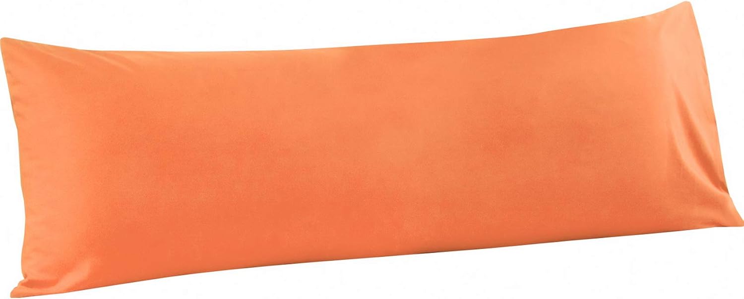 FLXXIE 2-Pack Microfiber Standard Pillow Cases, Envelope Style, White