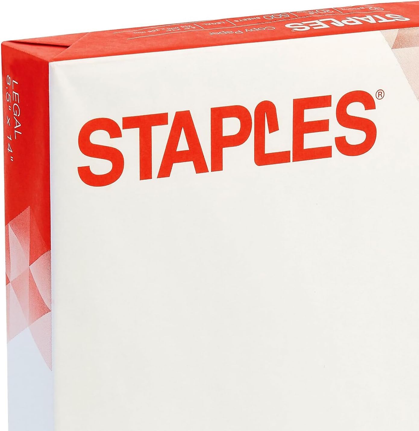 Staples TRU RED Copy & Printer Paper, 8.5 x 11, 20 lb, 92 Bright, 5,000 Sheets/Carton, White Letter Size Paper for Office, School & Home
