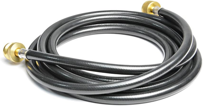 Stanbroil Propane Brass Tee Kit with 4-Port with 5-feet and 12-feet Hose | for Motorhomes Tank RV Camping