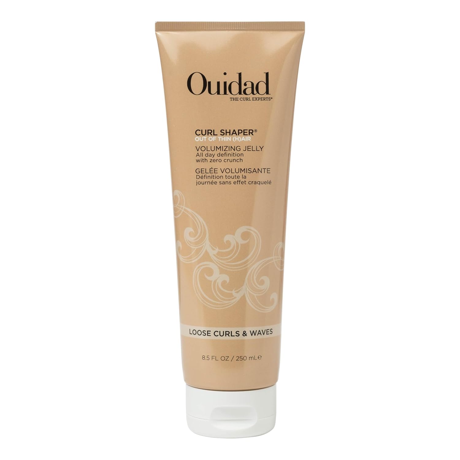 Ouidad Curl Shaper Out Of Thin (H) Air Volumizing Jelly Hair Styling Gel – Lightweight Curl Enhancer for Loose Curls & Waves