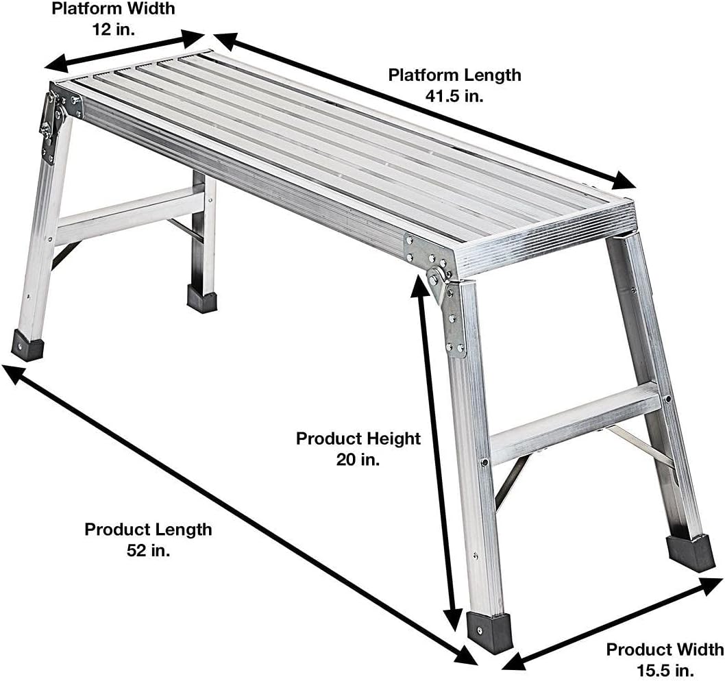 Franklin 40 in. Lightweight Aluminum Work Platform