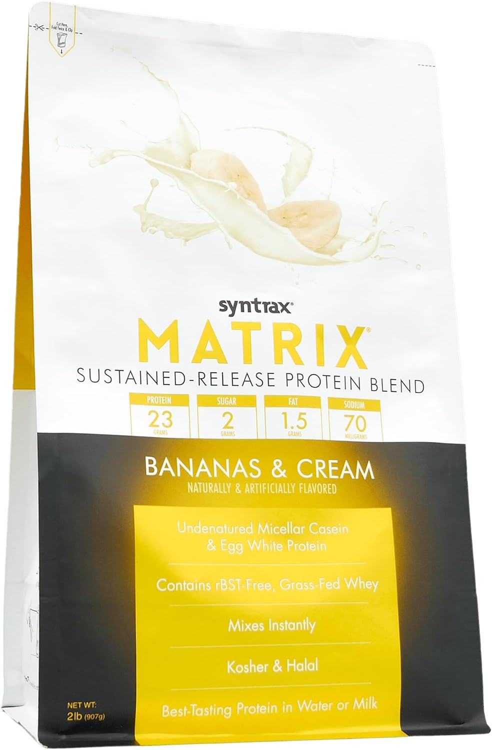 Syntrax Nutrition Trophix, Ultra Sustained-Release Protein Powder Blend, Chocolate Supreme, 5 lbs.