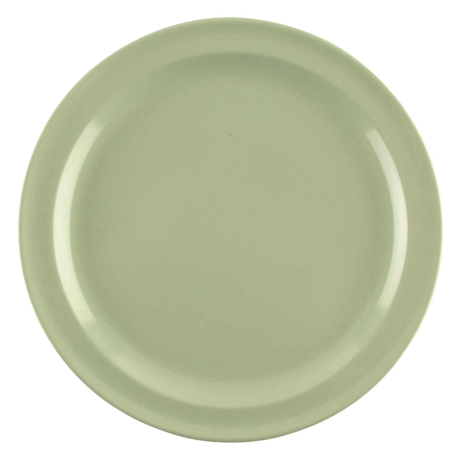 GET 9" Green Supermel Round Dinner Melamine Plate (Set of 12) | Dishwasher safe, Shatterproof, Restaurant service, Great for Entrees, Salads