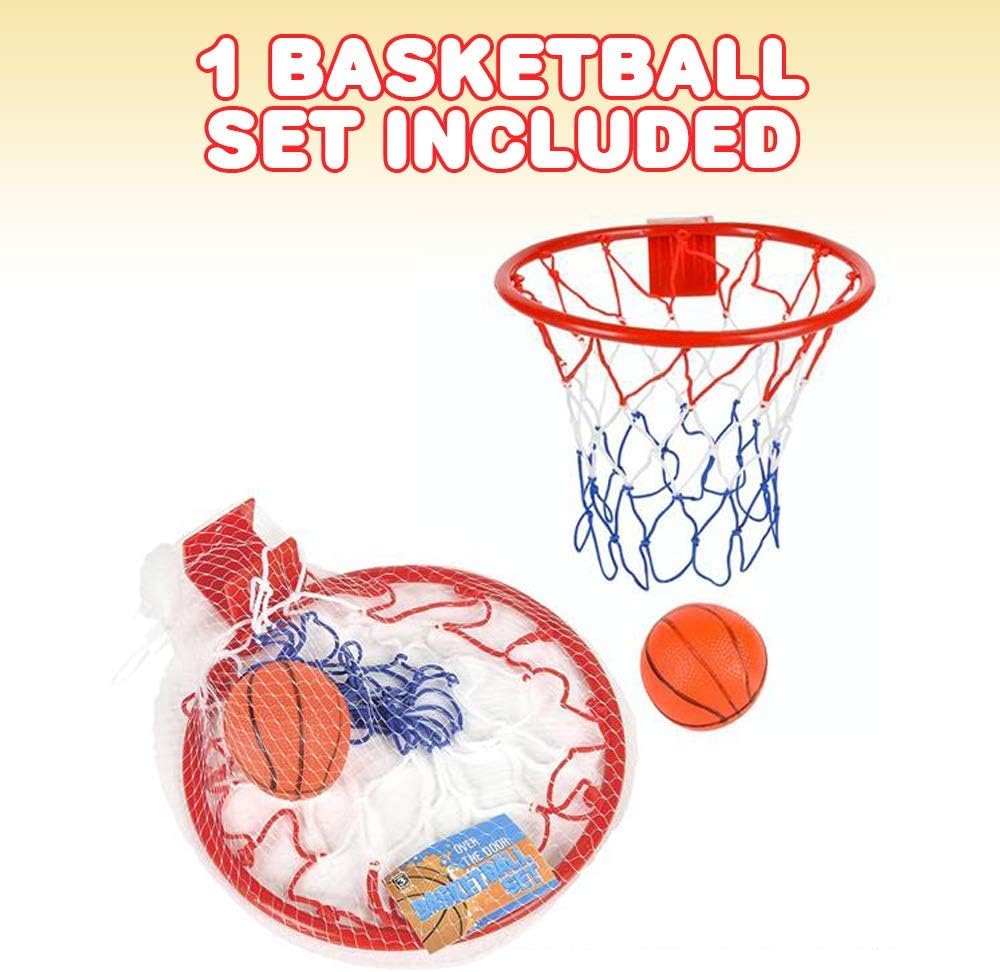 ArtCreativity Mini Over-the-Door Basketball Hoop Game – Easy to Hang