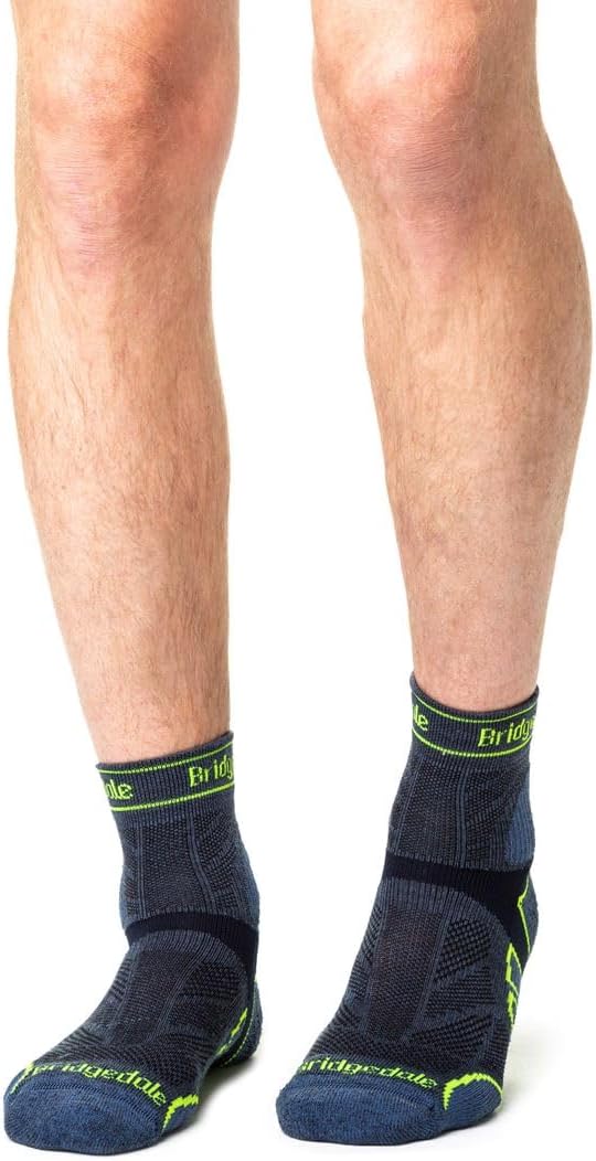 Bridgedale Men's Trail Run Lightweight T2 Merino Performance ¾ Crew