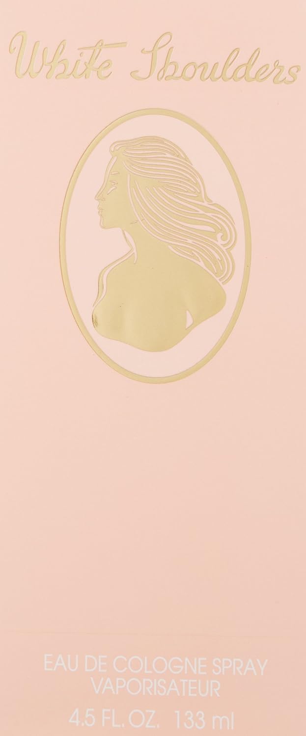Evyan White Shoulders Eau de Cologne for Women, 4.5 fl oz | Women's floral eau de cologne. Perfume with notes of gardenia, lilac, and amber.
