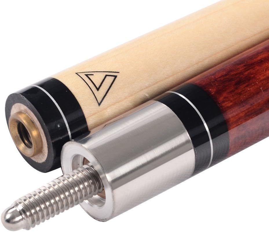 CUESOUL 58 Inch 19oz/20oz Maple Billiard Stick Pool Cue Set 11.5mm/13mm Tip[Weight Adjustable]