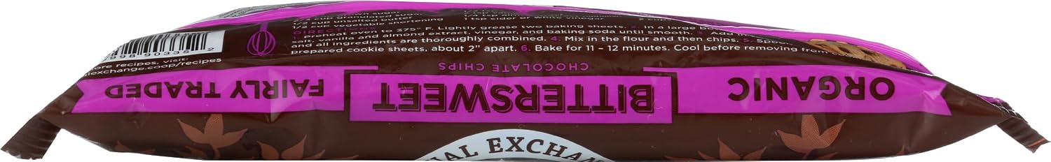 Equal Exchange, Chip Chocolate Bittersweet Organic, 10 Ounce