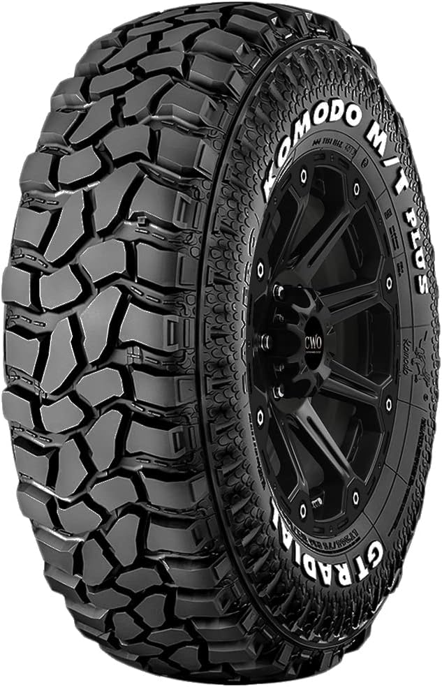 GT Radial KOMODO M/T Plus All-Terrain Radial Tire - LT235/75R15 104/101Q | Light Truck Mud Terrain All Season Traction 104/101Q Rated C (6 Ply) Radial Construction Raised White Letters Tire