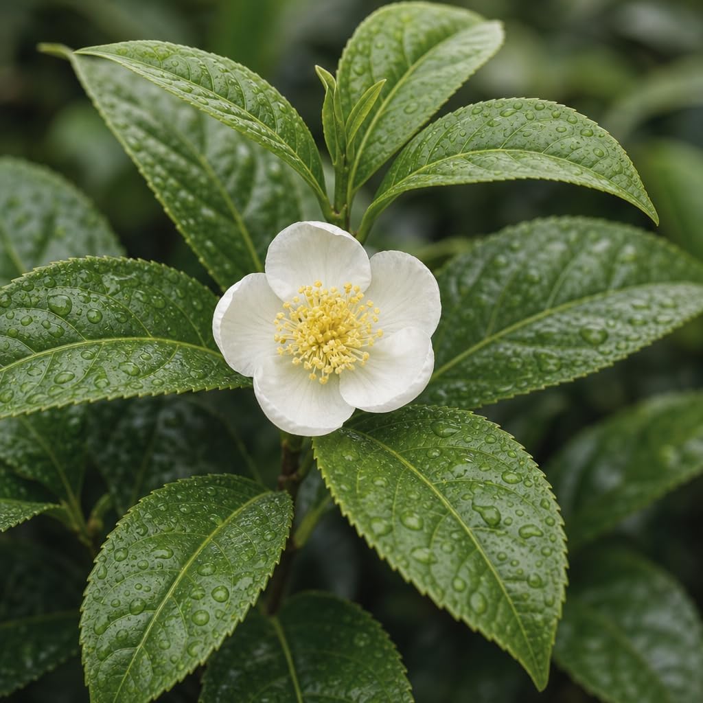 Camellia Sinensis - 4 Inch Container - Large & Beautiful Live Tea Plant - Brew Your Own Black, White, Green & Oolong Tea