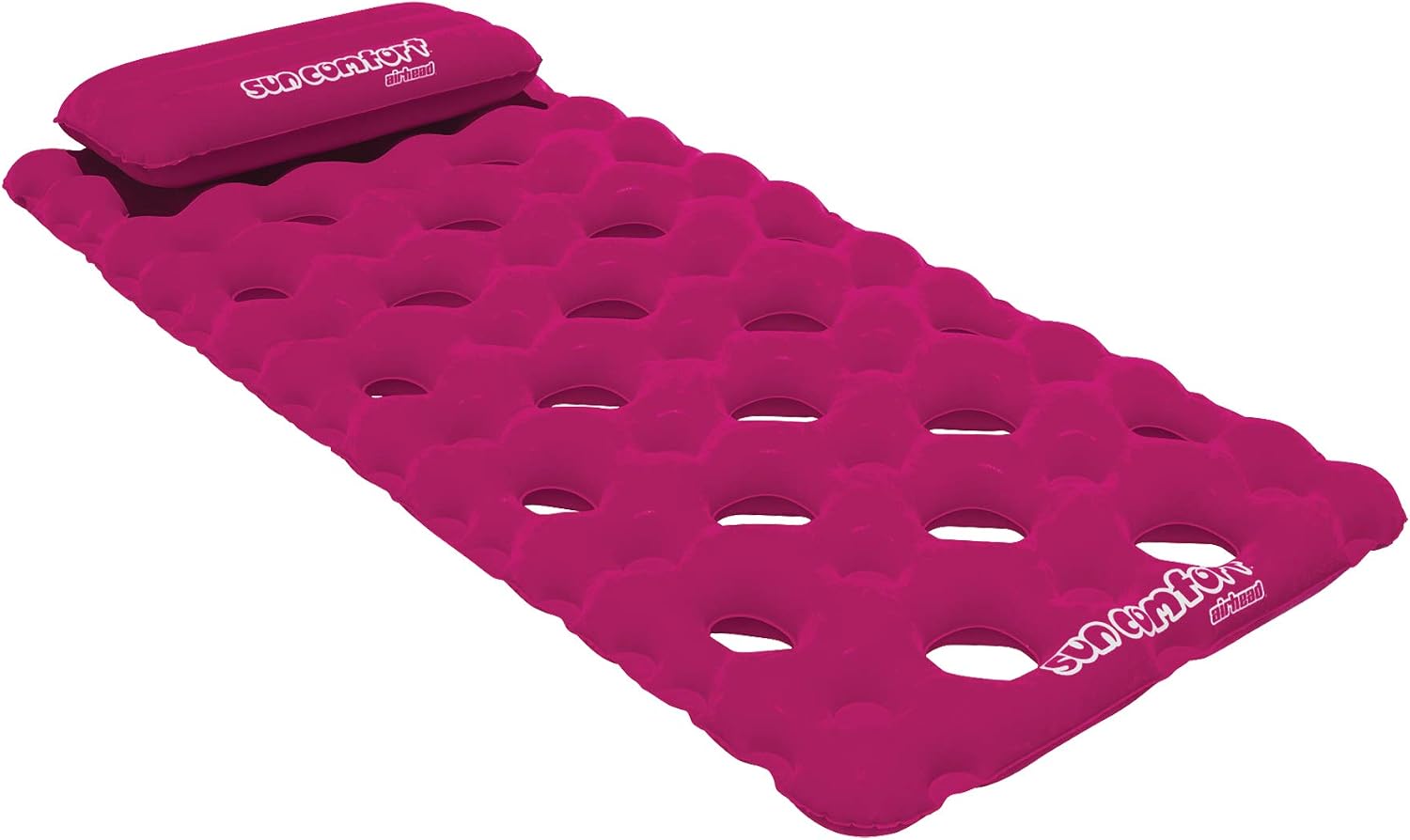 AIRHEAD SUN COMFORT COOL SUEDE Pool Mattress. Sapphire, Model:AHSC-024