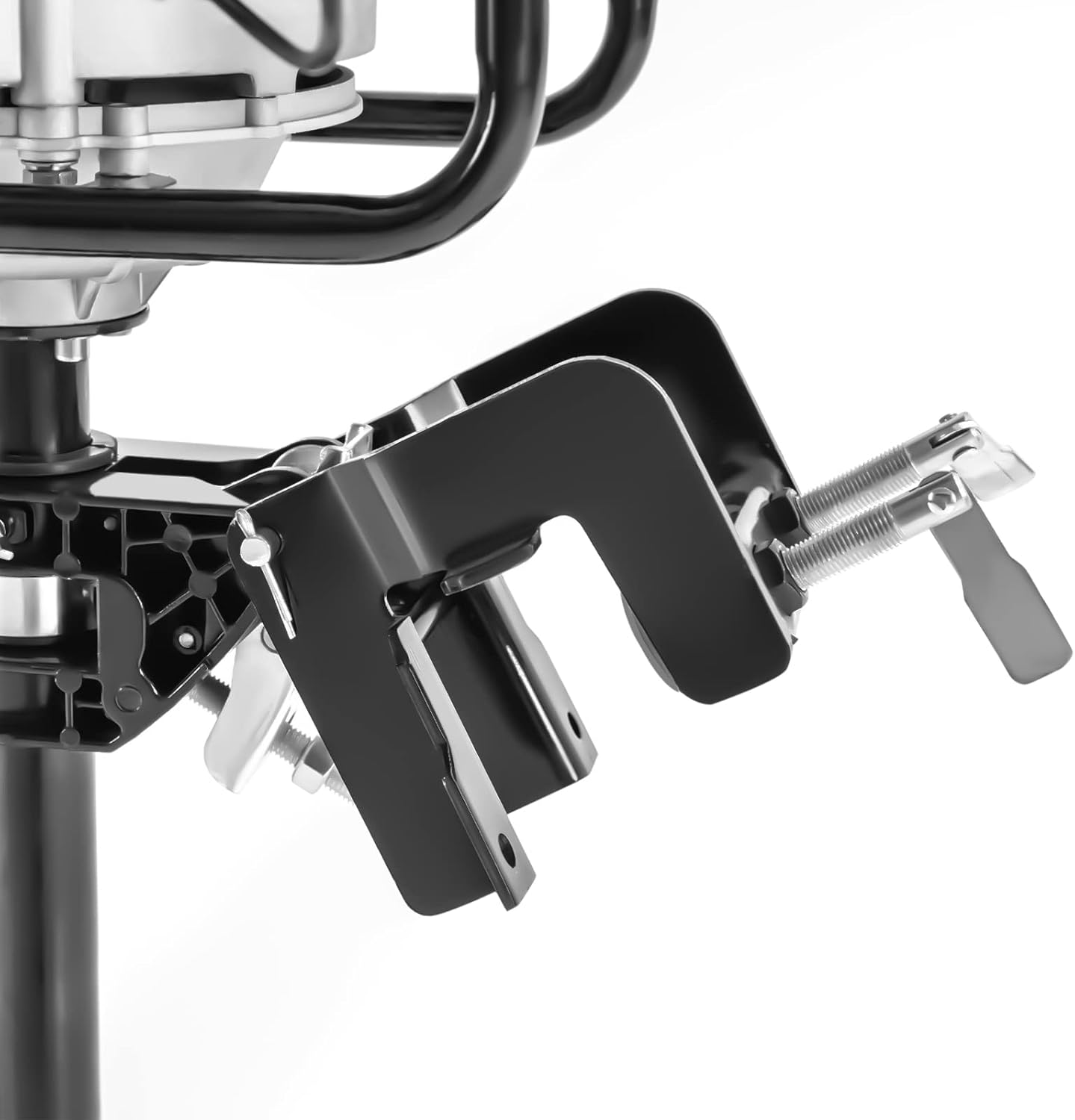 Outboard Boat Motor Air Cooled Gas Outboard Engine 360° Steering Pull Start Saltwater Outboard Boat Motor Fishing Boat Engine